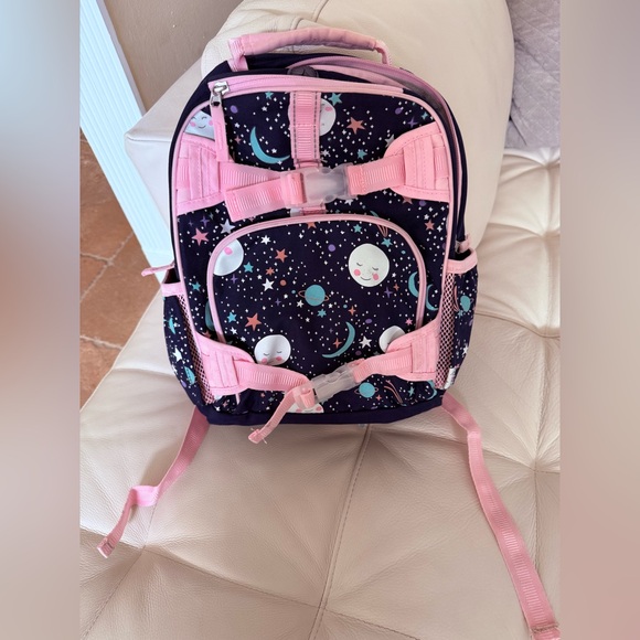 Pottery Barn Kids Other - Pottery Barn Kids' Sun Moon Star Mackenzie Backpack Glow in the Dark Small Blue